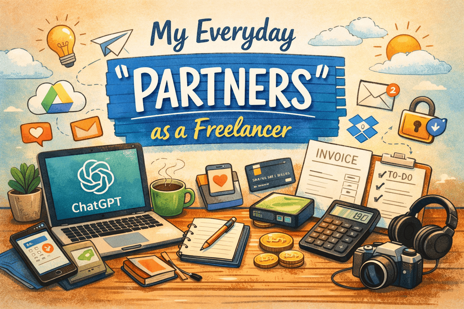 My Everyday “Partners” as a Freelancer (The Tools I Actually Rely On)